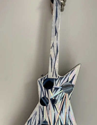 Electric Guitar Art Sculpture - Foo Fighters