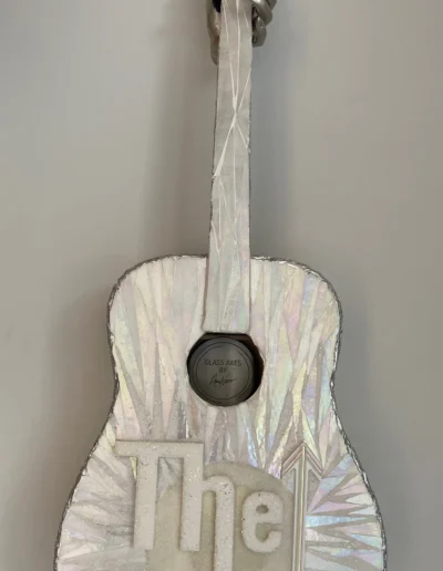 Full View Of Glass Guitar Inspired By The Who