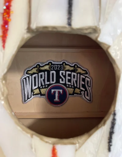Texas Rangers World Series 2023 Champions Detail Sculpture